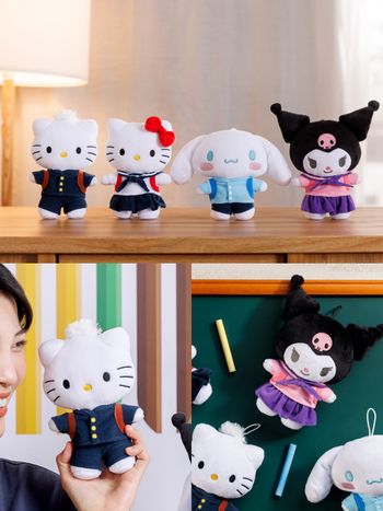 麥當勞Hello Kitty娃娃回來了！麥當勞×三麗鷗聯名玩偶這天強勢回歸、校園制服造型萌翻！