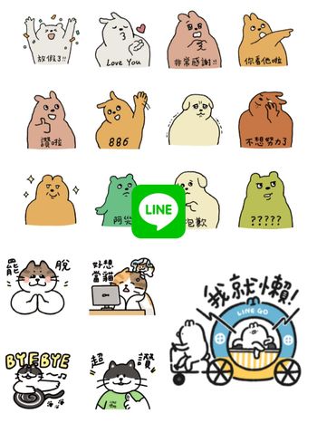 2024七月9款免費LINE貼圖來了！「到處都是貓、下半身失蹤」欠揍又可愛，快傳到群組！