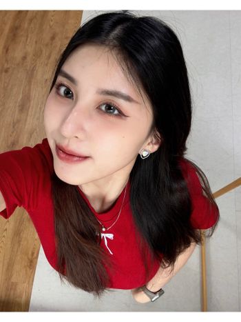顯白紅色衣//日常喜歡的隱眼👀
