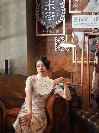 台南的民宿可以穿中式旗袍