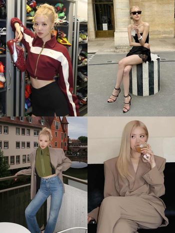 BLACKPINK Rosé巴黎現身爆瘦！「漫畫腿＋巴掌腰＋寶寶牛奶肌」十頭身超強比例、成為巴黎街頭最美過客！