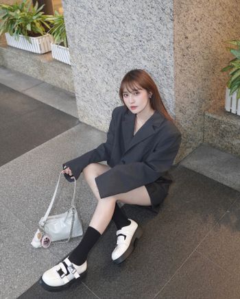 霸氣俐落西裝OOTD