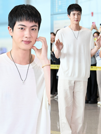 退伍首個海外公開行程！防彈Jin出發法國擔任2024巴黎奧運火炬手，聖火傳遞日期時間曝光！