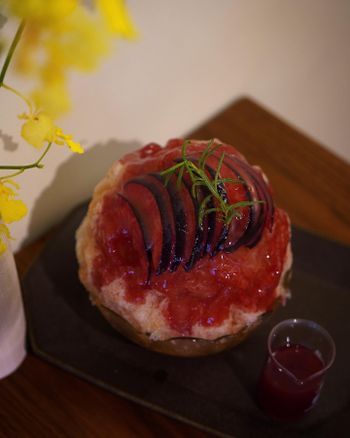 台北古亭。刨冰。水果。當季水果。芒果。果醬。甜點店