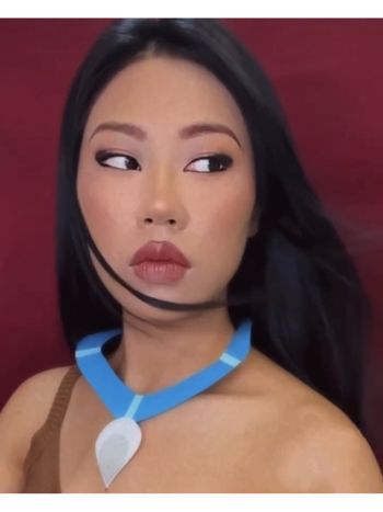 迪士尼風中奇緣公主小仿妝👸