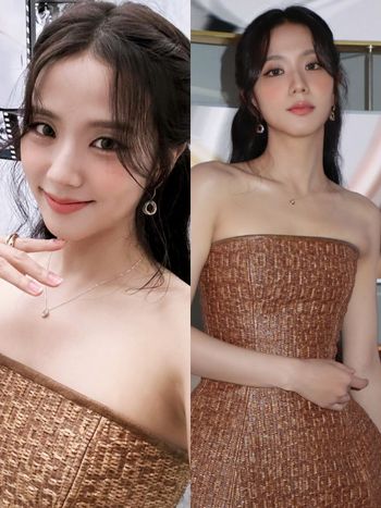 Jisoo又偷偷變美了？現身新加坡卡地亞活動、平口洋裝「超現實比例」美胸藏不住！