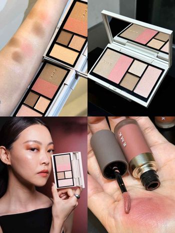 2024秋季彩妝推薦！RMK「光影彩妝盤」 自然修容＋粉嫩光澤腮紅，打造早秋最美光暈妝！