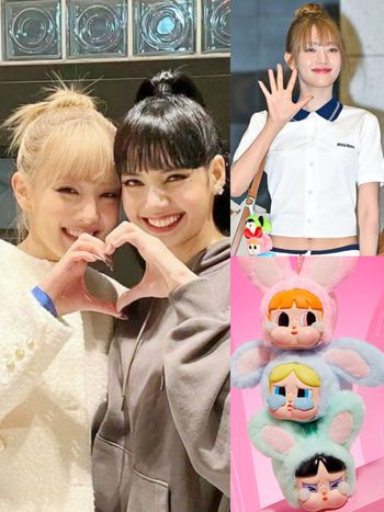 感情超好！Lisa霸氣送Minnie整套泡泡瑪特公仔！粉絲發現米妮愛到立刻用！