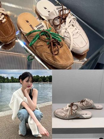 員瑛最愛Miu Miu x NB聯名要出穆勒鞋版本？！照片偷偷曝光～未開賣就被問爆！