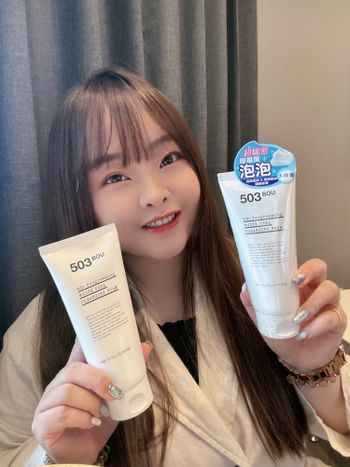 來分享擁有綿密泡泡的洗面乳啦～ 蘭吉兒503洗面乳