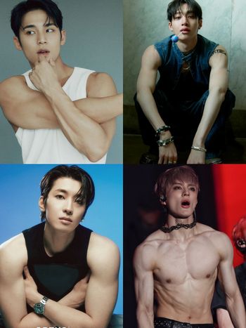 韓國6位「愛豆界金鋼狼」男偶像！珉奎、圓佑肩膀寬到嚇人，方燦厚實胸肌好想躺看看！