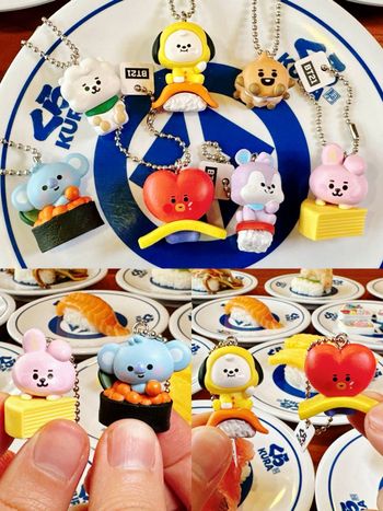 藏壽司新扭蛋是BT21！COOKY、CHIMMY...人氣角色大集合、快約吃壽司啦！