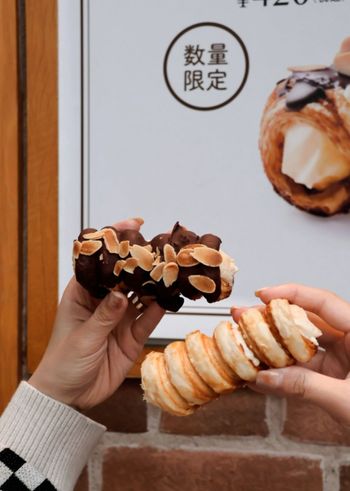 ㄩㄐ今天吃什麼？帶你們吃有樂町人氣法式焦糖奶油酥｜クニャーネの店