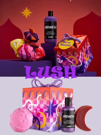 2024開齋節限定香氛！LUSH 桂花蜜桃「眾神之木沐浴露」、薰衣草零陵香「新月之夜禮盒」，全是神秘又療癒的香味！