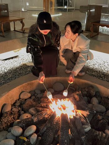 首爾烤棉花糖咖啡廳☕️｜弘大韓屋咖啡廳｜申李道家🇰🇷｜內有地址