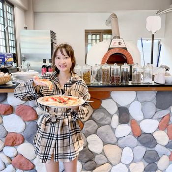 連假聚餐吃窯烤披薩🍕 📍新竹 東區 藝享屋
