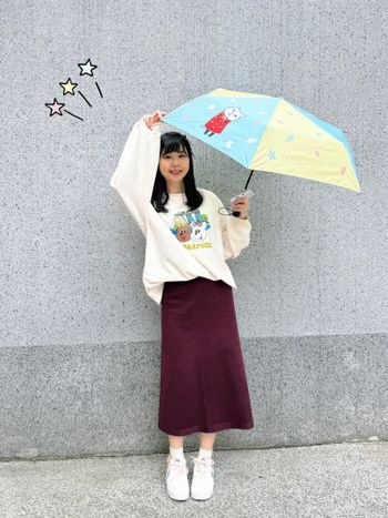 超可愛「時髦的安吉小姐」晴雨兩用自動傘 快去7-ELEVEN找看看