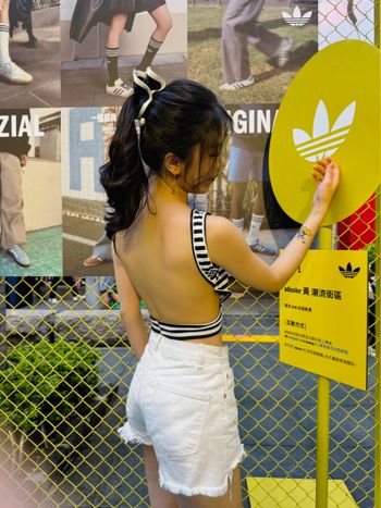 Adidas愛迪達三葉草復古玩色街區信義區限定開放中