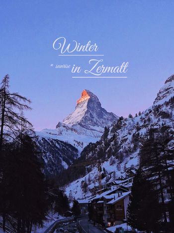 🏔️☃️夢幻般的白色小鎮-策馬特Zermatt ✨