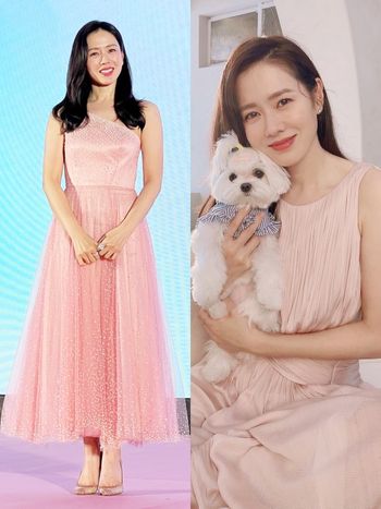 本人有多仙？！孫藝珍首度來台「穿粉色禮服、自拍機場穿搭」美到不可思議！