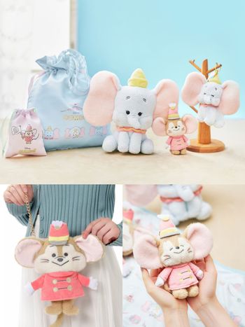 日本迪士尼開賣「小飛象絨毛玩偶、提姆側背包」！粉嫩配色萌翻、「這個」還沒上市就被搶爆