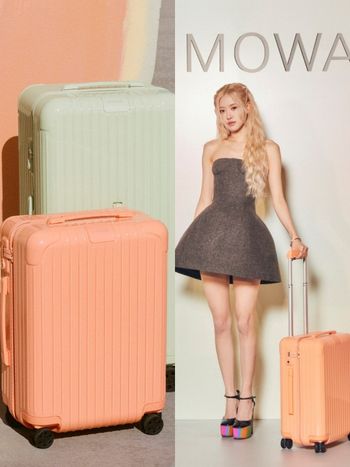 2024行李箱推薦！ROSÉ最愛RIMOWA新色薄荷綠、柔和橘！實體真的超美！