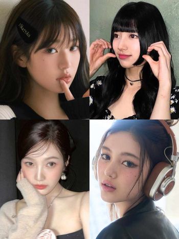 2024韓星同款瀏海造型！Danielle、Karina都愛法式蓬蓬瀏海...，「員瑛瀏海」上小紅書熱搜！