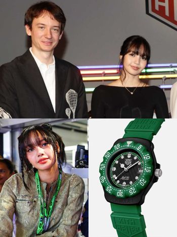 Lisa、LV三太子首次公開合體！TAG HEUER活動緊貼合照、工作戀愛都沒耽誤？！