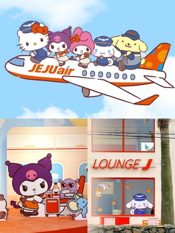 Hello Kitty化身最萌機長！三麗鷗×濟州航空聯名超Q主題休息室、必買周邊一次看！