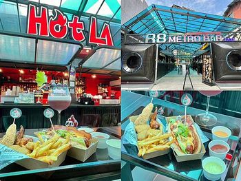 Hot LA進駐R8捷運輕食吧～台北好吃熱狗堡！特調飲品下午就能開喝～文章優惠消費送氣泡飲～6/13止！Hot LA菜單