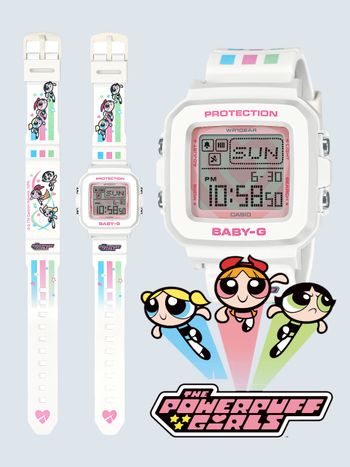 CASIO飛天小女警聯名放大絕！BABY-G腕錶+吊飾可以直接掛包包上太可愛啦！