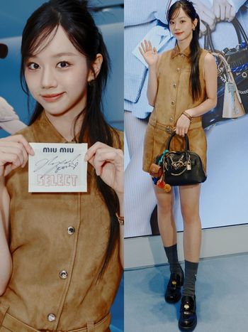 張員瑛後「惠利」也有MiuMiu系列了！公認耐看型美貌、女生都羨慕的細腿好身材！