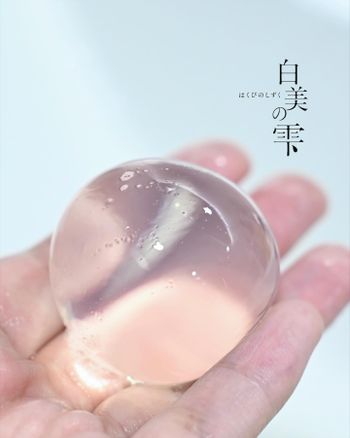 這個像水信玄餅又像果凍的可愛東西到底是什麼😍日本白美球
