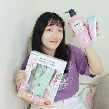 夏日沐浴/洗髮/防曬推薦✧Bioré沐浴樂易包、Essential香氛精油修護系列 雞尾酒限定款、含水幻光防曬水凝乳✨