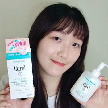 卸妝推薦✧ᴄᴜʀéʟ潤浸保濕舒敏滑嫩 100%卸粧奶🍼