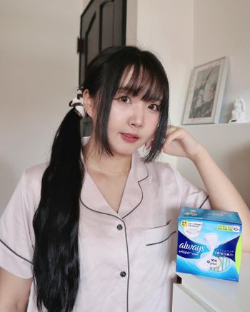 怎麼動都不外漏！夏天穿也輕薄不悶的黑科技😎好自在液體衛生棉