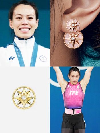 舉重女神「郭婞淳」奮戰摘下巴黎奧運銅牌！今年不是香奈兒、改戴Dior幸運小耳環啦！
