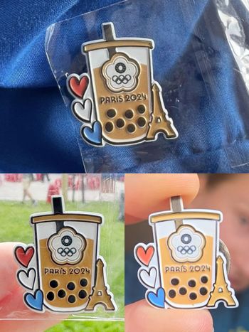 史上最貴珍奶？巴黎奧運「台灣珍奶徽章」炒價飆破6,500元？！這4款徽章連選手都跪求交換！
