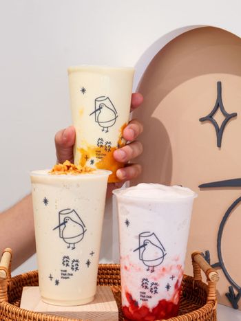 發發牧場｜台中南屯｜用生乳製作的優格冰沙超好喝！奶香醇厚不酸澀～