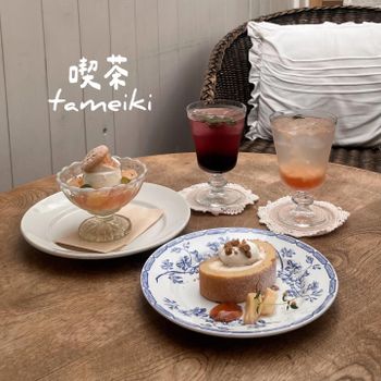 ▫️大阪▫️今日吃「喫茶tameiki」桃子系列甜點·超美日式木質調風格咖啡廳