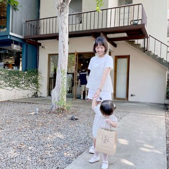 一起穿親子裝 ～去甜點店約會📍. 新竹 東區 一百種味道 - 三民店