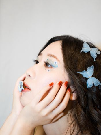 很仙的花花妝🦋