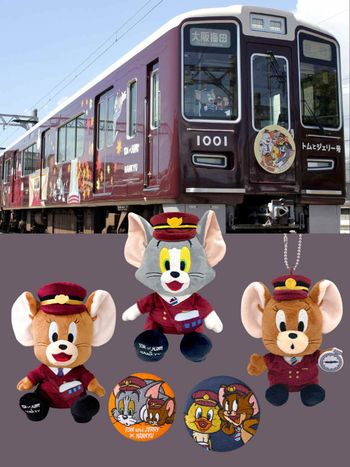 2024日本旅遊必玩行程！湯姆貓與傑利鼠聯名列車超好拍、還有列車長湯姆貓玩偶要買！