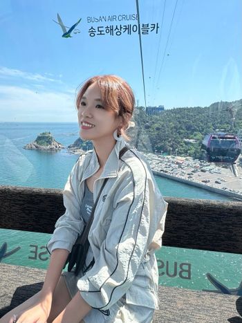 ✈️釜山 松島海上纜車 漂亮的海 美麗的天空 一齊擁有