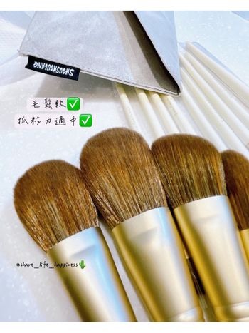 美妝初學者必看！！平價刷具受受狼虞美人第三代刷具組