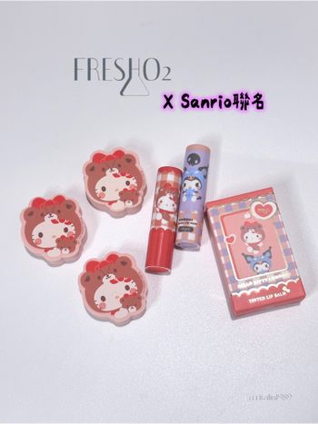 ♡︎FreshO2 X 三麗鷗聯名限定♡凱蒂貓、酷洛米💕