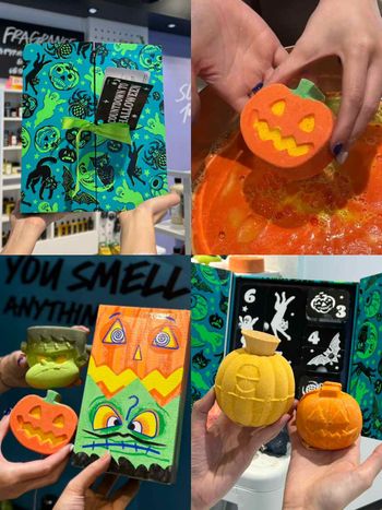 萬聖節也有倒數月曆！LUSH 2024萬聖節限定系列，超可愛南瓜汽泡彈、限量禮盒超欠收藏！