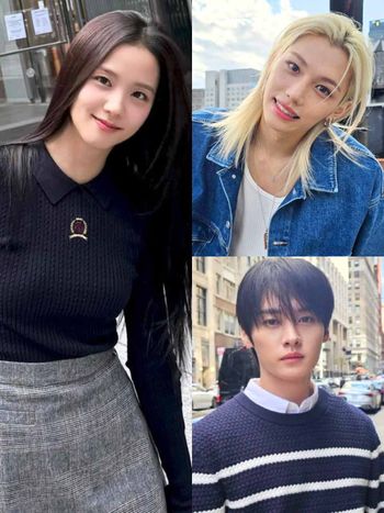 Tommy時裝周小隊太狂！紐約街頭捕捉野生Jisoo、Felix、李旻浩！龍馥小貓歪頭心臟爆擊！