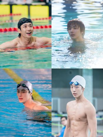 韓網熱議6位超適合演游泳選手的韓國男星！丁海寅、邊佑錫身材太養眼，這位偶像竟是游泳選手出身！