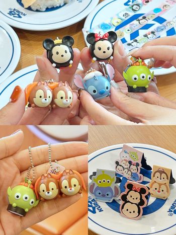 藏壽司扭蛋之亂還沒停？！最新迪士尼Tsum Tsum「鮭魚握壽司奇奇蒂蒂、玉子燒米奇」吊飾全都Q翻！